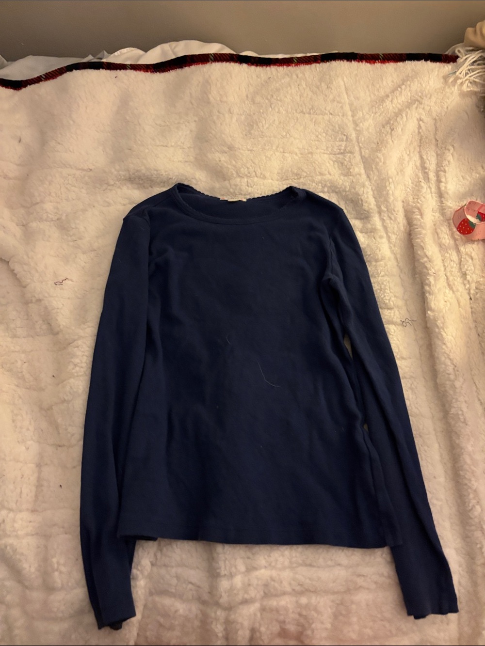 Crewcuts Navy Pullover with Heart Label